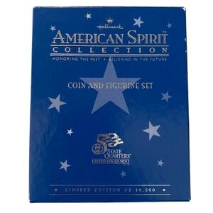 Hallmark 2000 American Spirit Coin and Figurine Set South Carolina Limited Ed